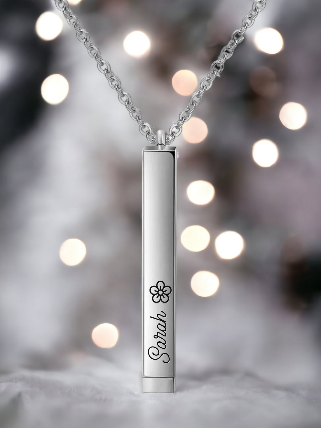 Cache Collier Collier Femme Personnalisé - Collier pour femme personnalisé avec barre ...