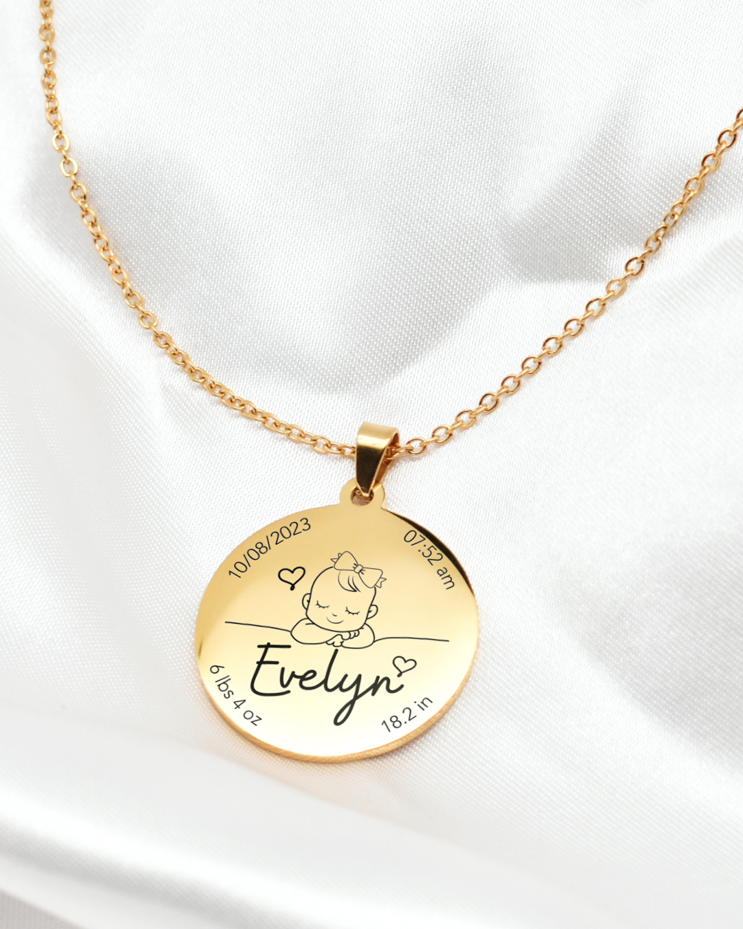 Collier Mon Petit Amour - Doré
