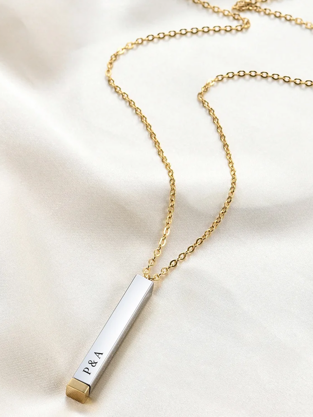 Cache Collier Collier Femme Personnalisé - Collier pour femme personnalisé avec barre ...