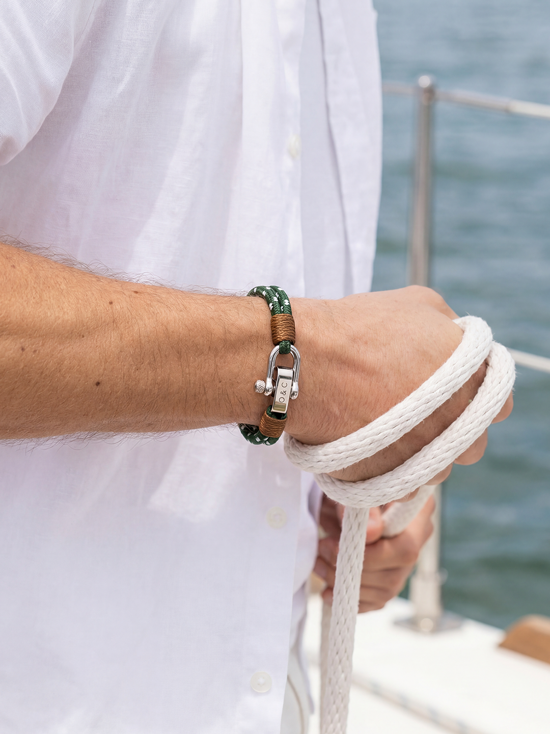 Bracelet Élite Mousqueton - Vert