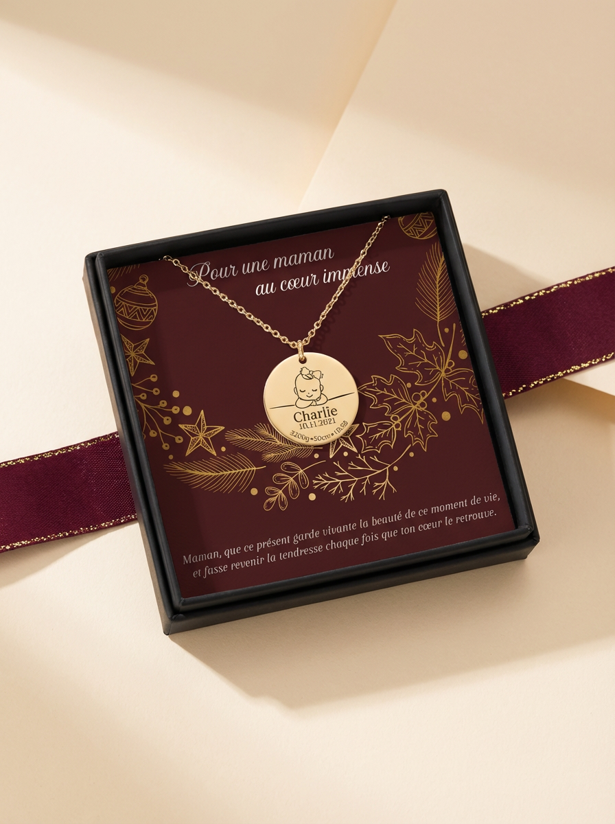 Collier Naissance - Souvenir Éternel