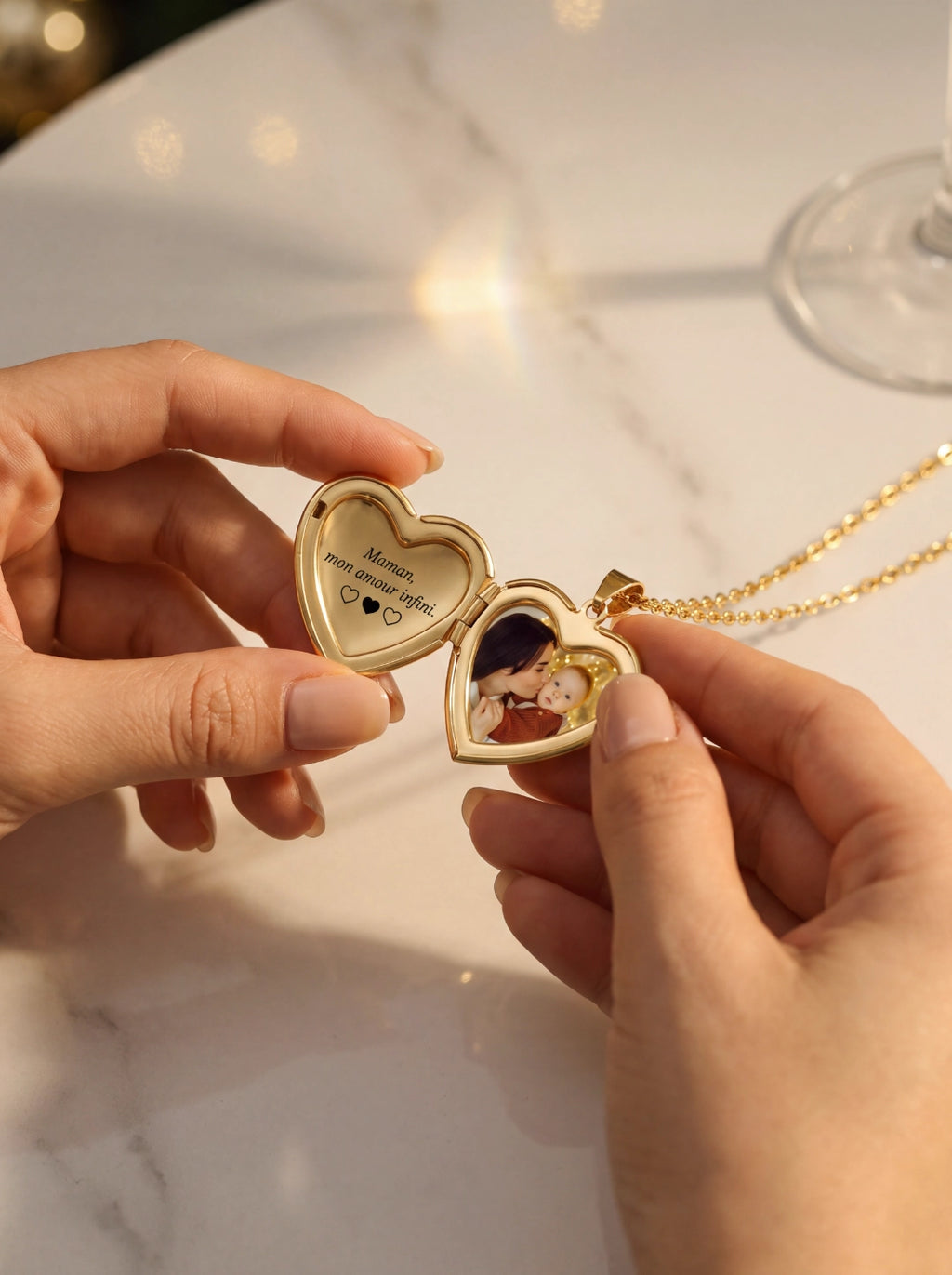 Collier Cœur Précieux