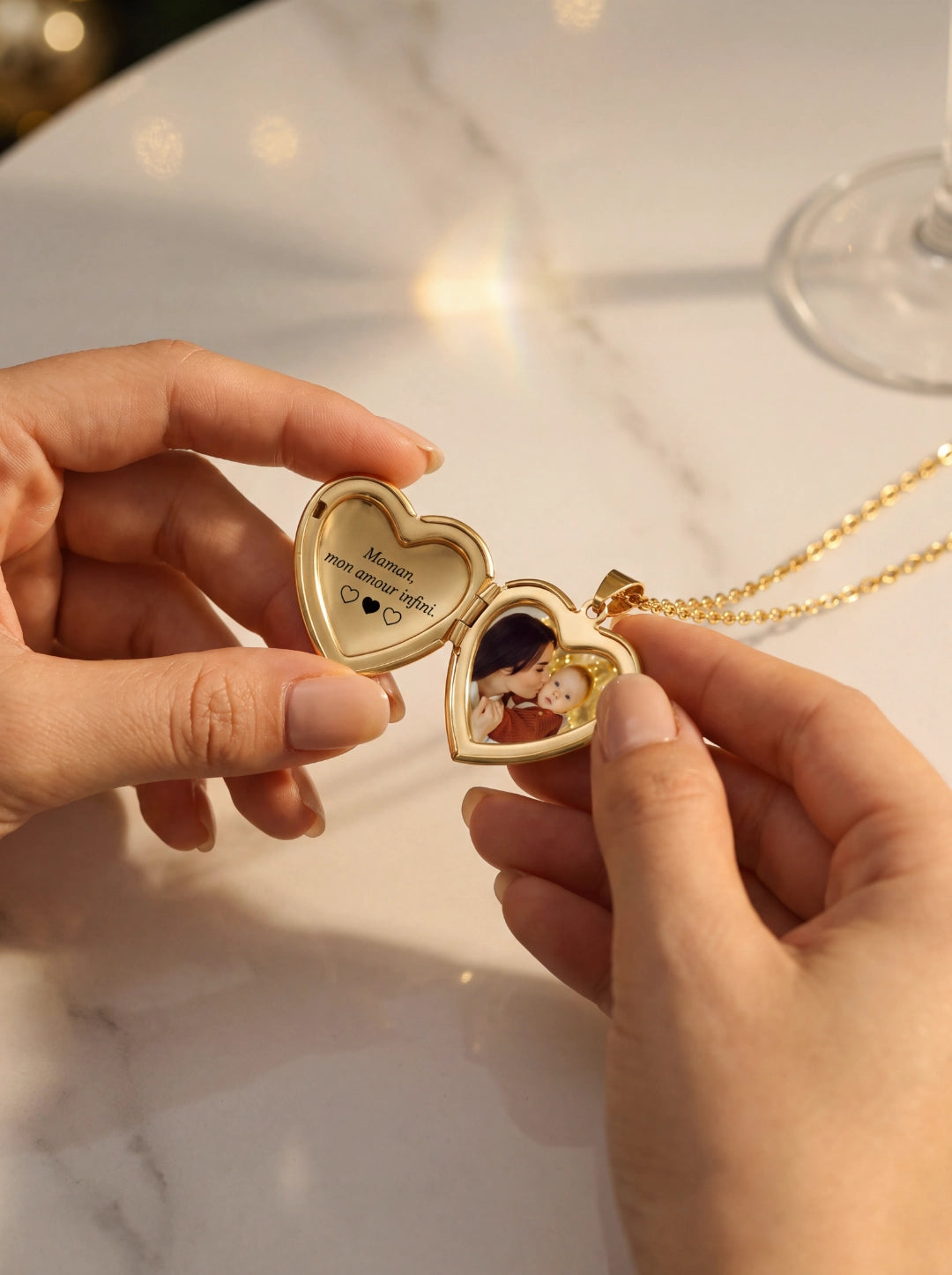 Collier Cœur Précieux