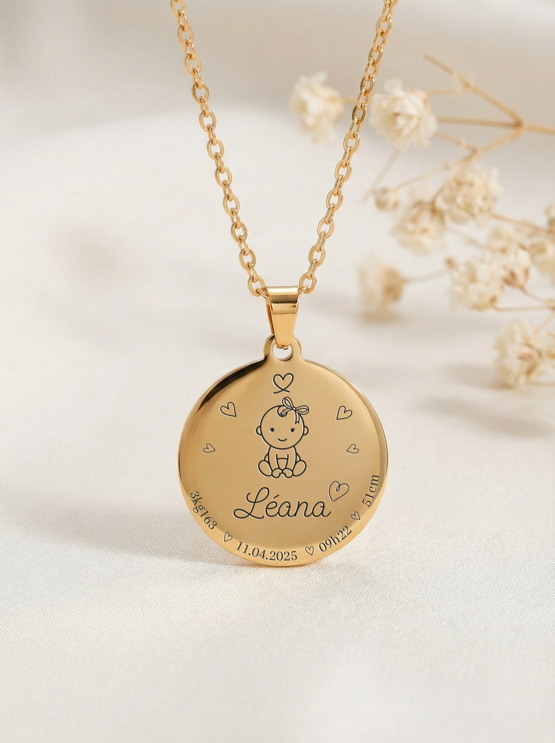 Collier Naissance - Mon Petit Cœur