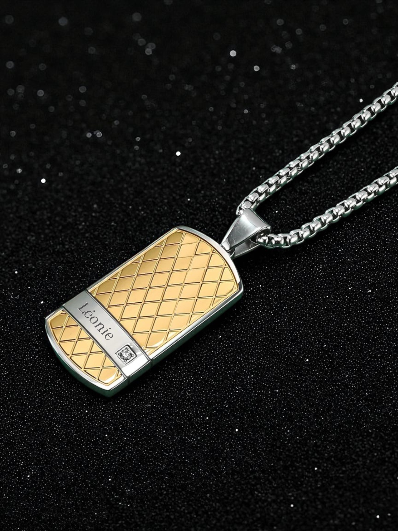 Collier Lien Fort - Doré
