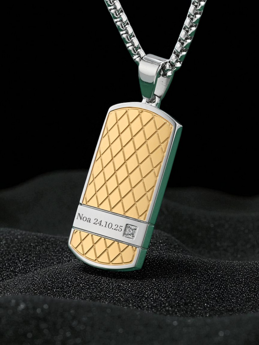 Collier Lien Fort - Doré