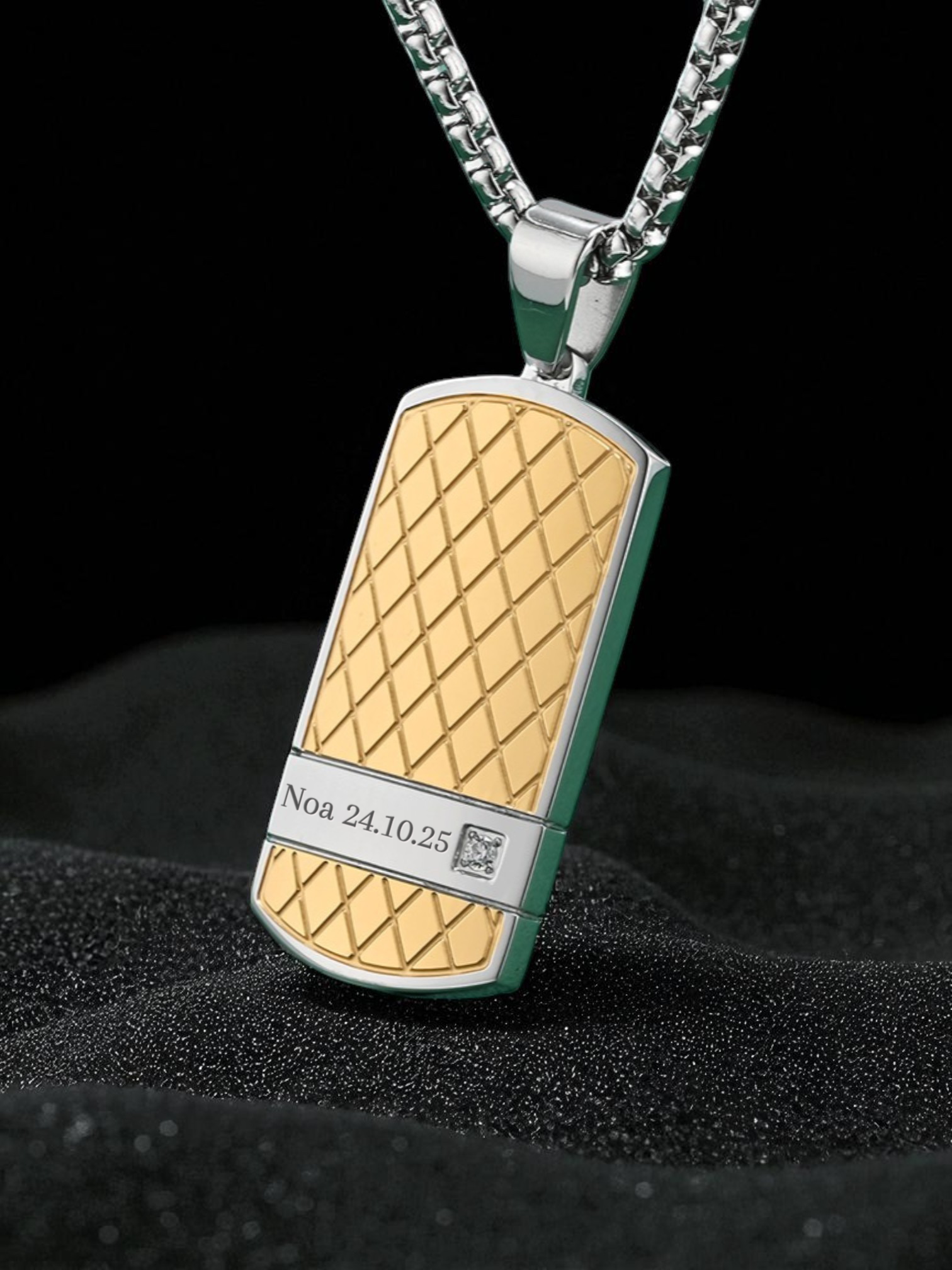 Collier Lien Fort - Doré