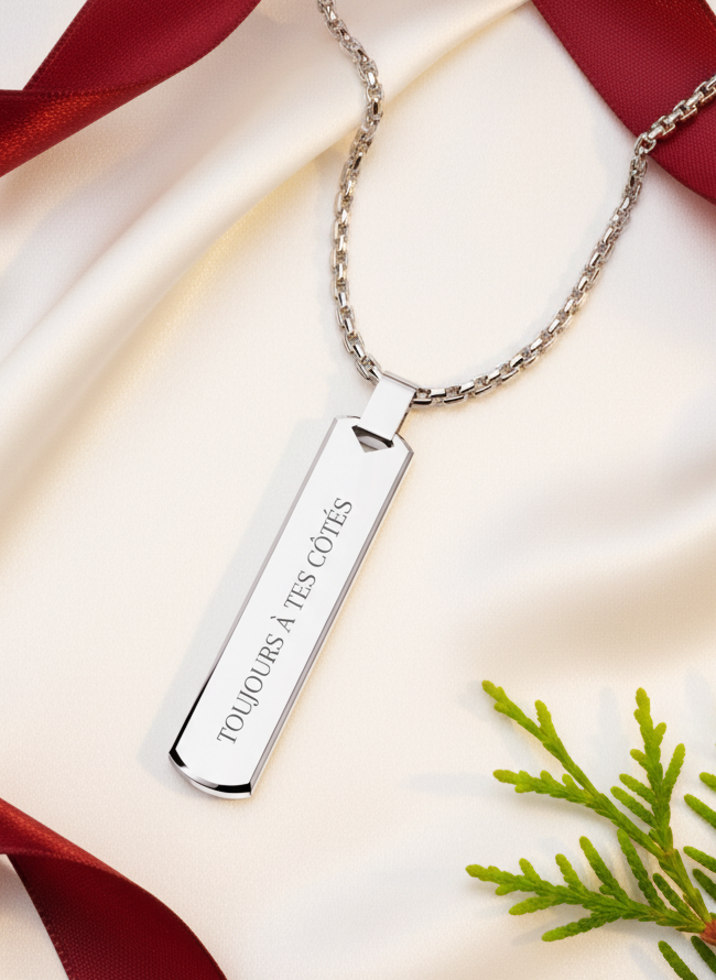 Collier personnalisable en acier inoxydable avec nom gravé pour homme avec chaîne pour petit ami, Hip Hop pour fête des pères, cadeau d'anniversaire, Acier inoxydable, Acier inoxydable Collier personnalisable en acier inoxydable avec nom gravé pour homme avec chaîne pour petit ami, Hip Hop pour fête des pères, cadeau d'anniversaire, Acier inoxydable, Acier inoxydable