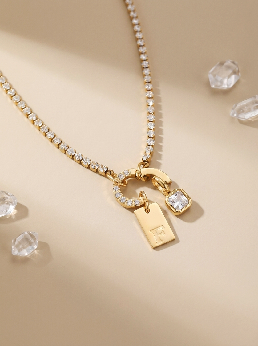 Collier Initiale - Monaco