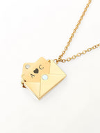 Collier Lettre d'Amour - Doré