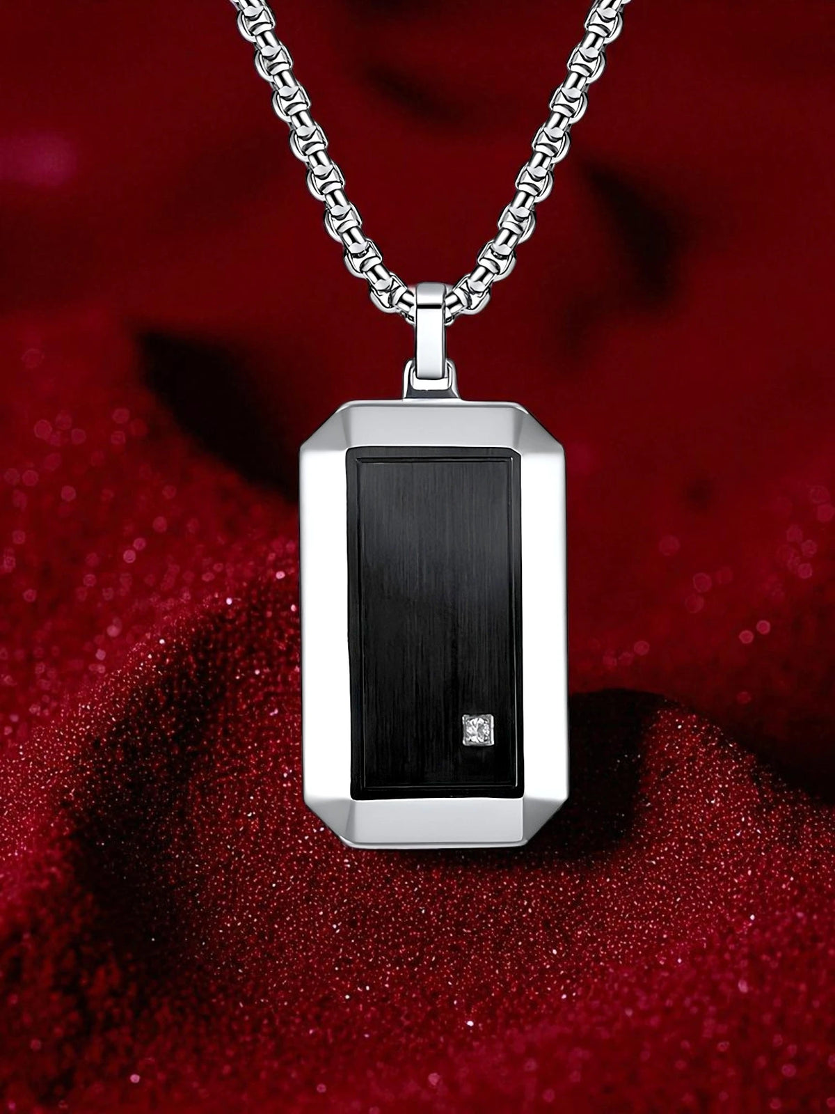 Collier homme personnalisé avec surnom gravé