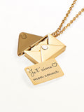 Collier Lettre d'Amour - Doré
