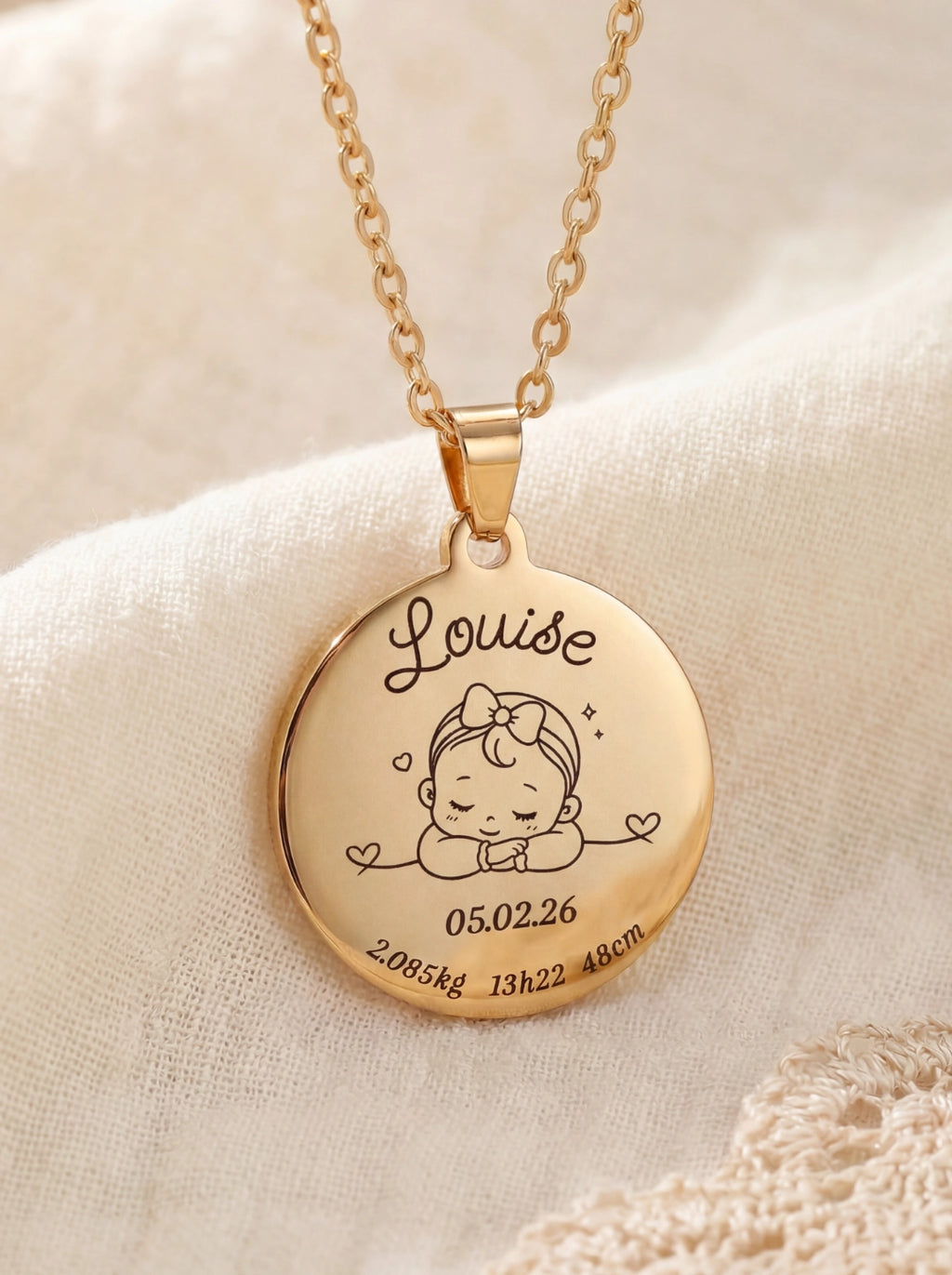 Collier Naissance | Mon Doux Trésor