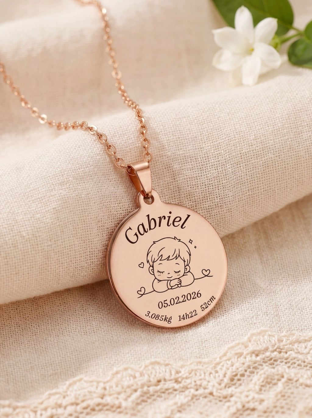 Collier Naissance | Mon Doux Trésor