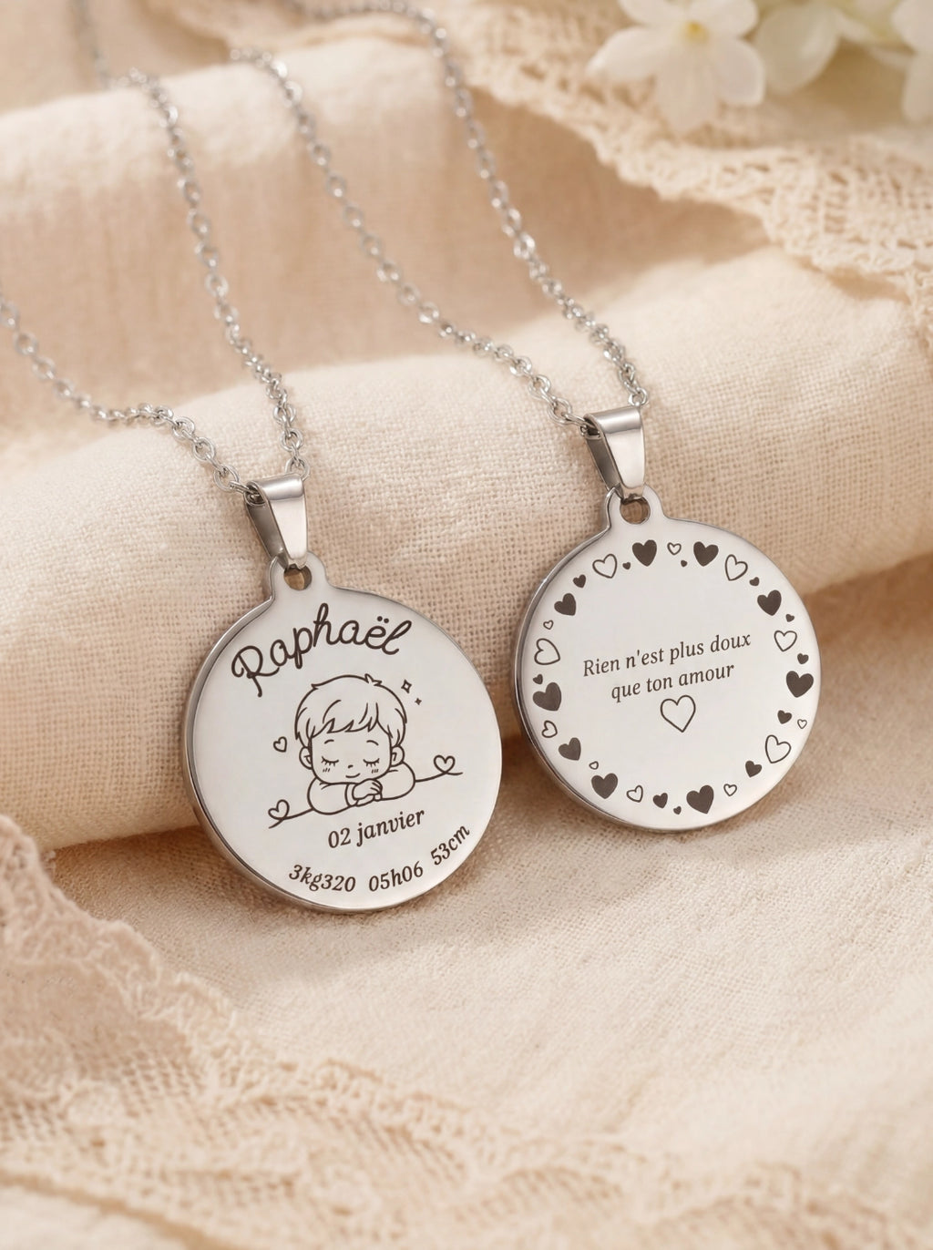Collier Naissance | Mon Doux Trésor