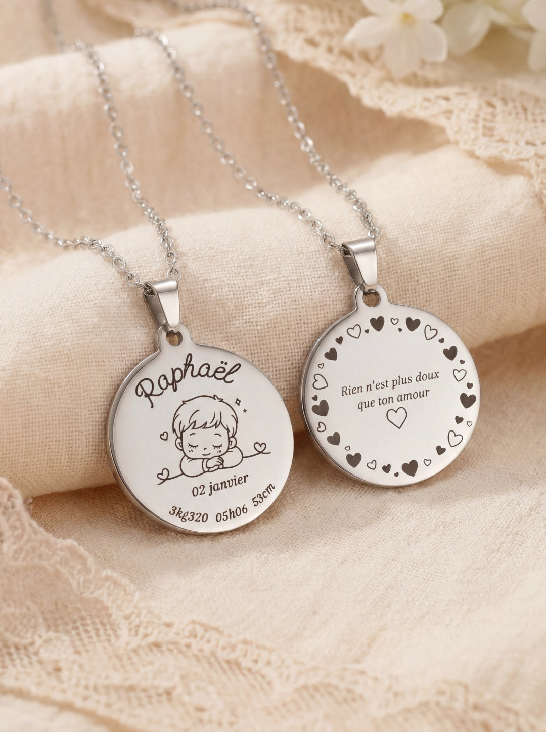 Collier Naissance | Mon Doux Trésor