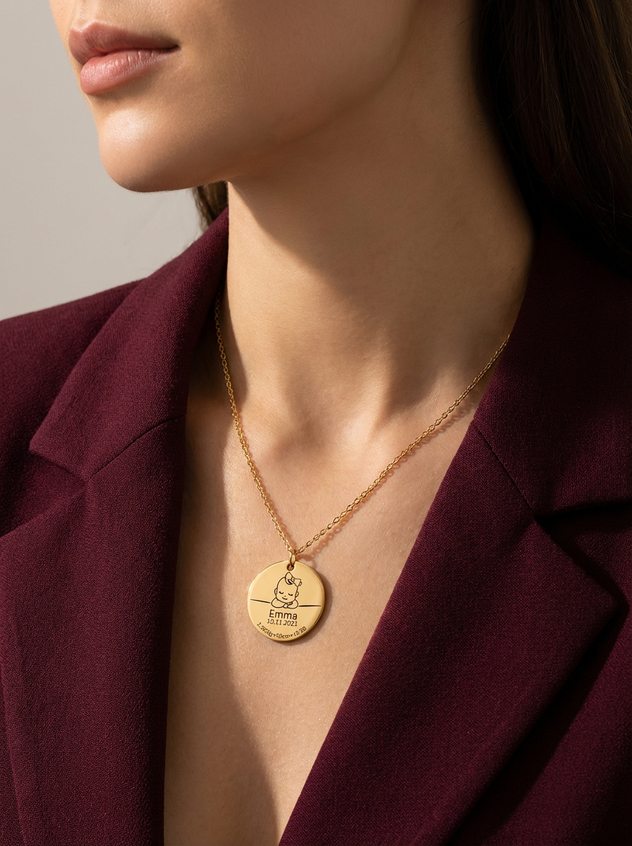 Collier Naissance - Souvenir Éternel