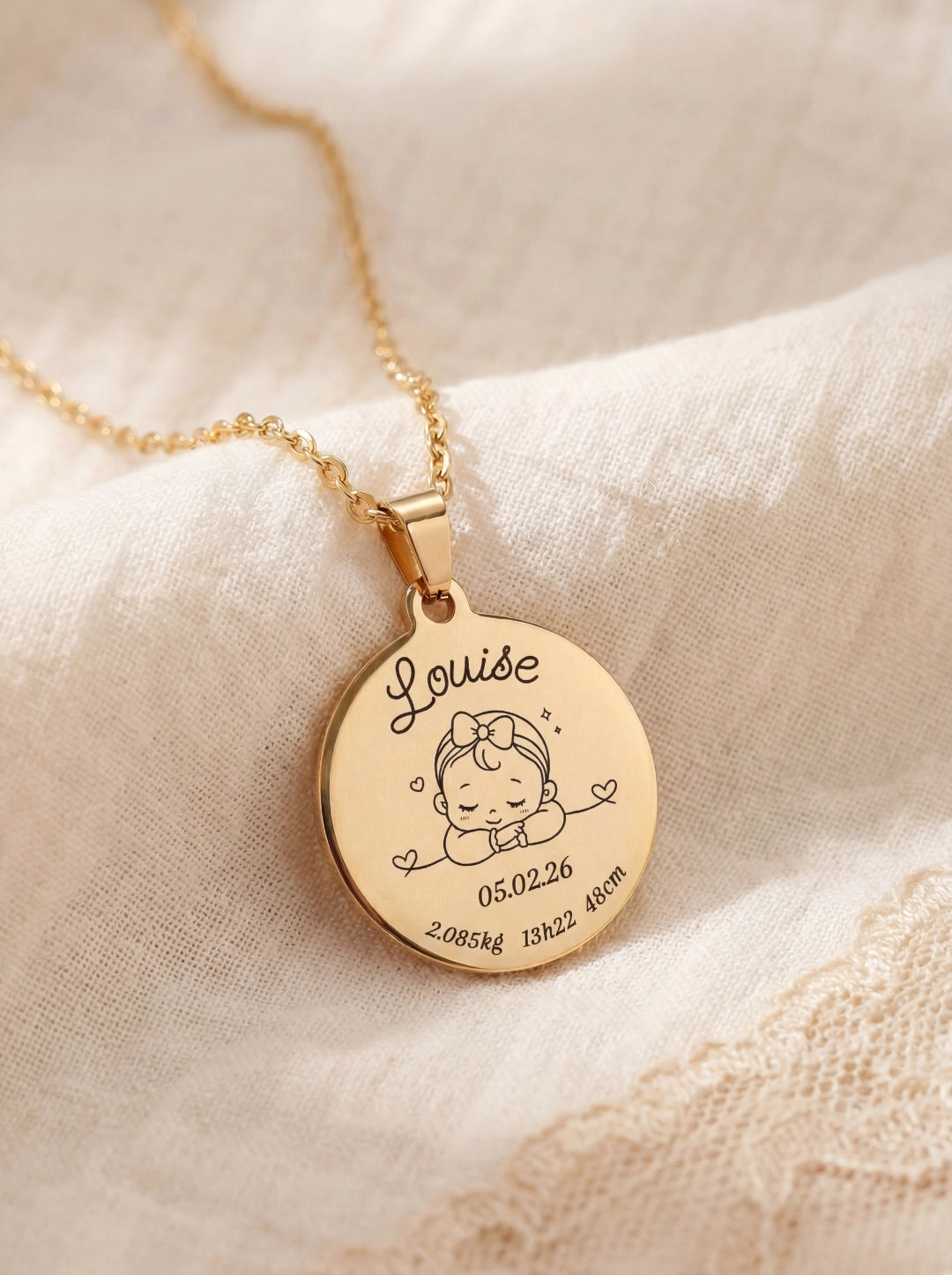 Collier Naissance | Mon Doux Trésor