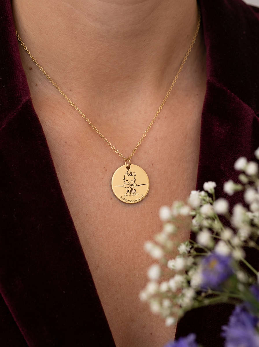 Collier Naissance - Souvenir Éternel