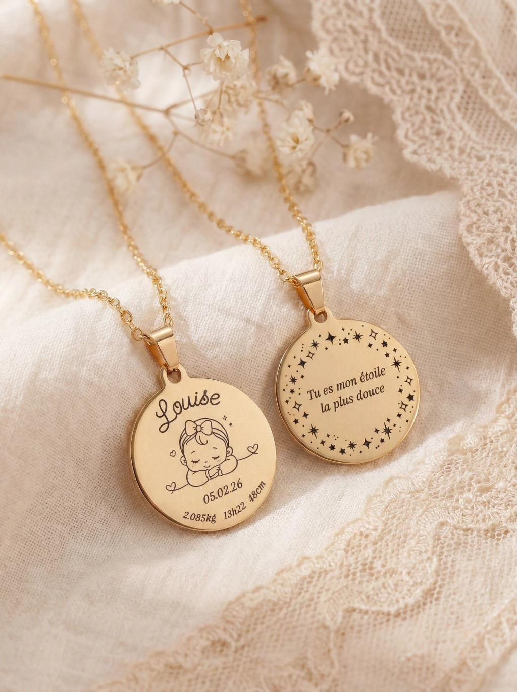 Collier Naissance | Mon Doux Trésor