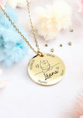 Collier Mon Petit Amour - Doré