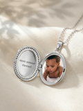 Collier Portrait Précieux - Argenté