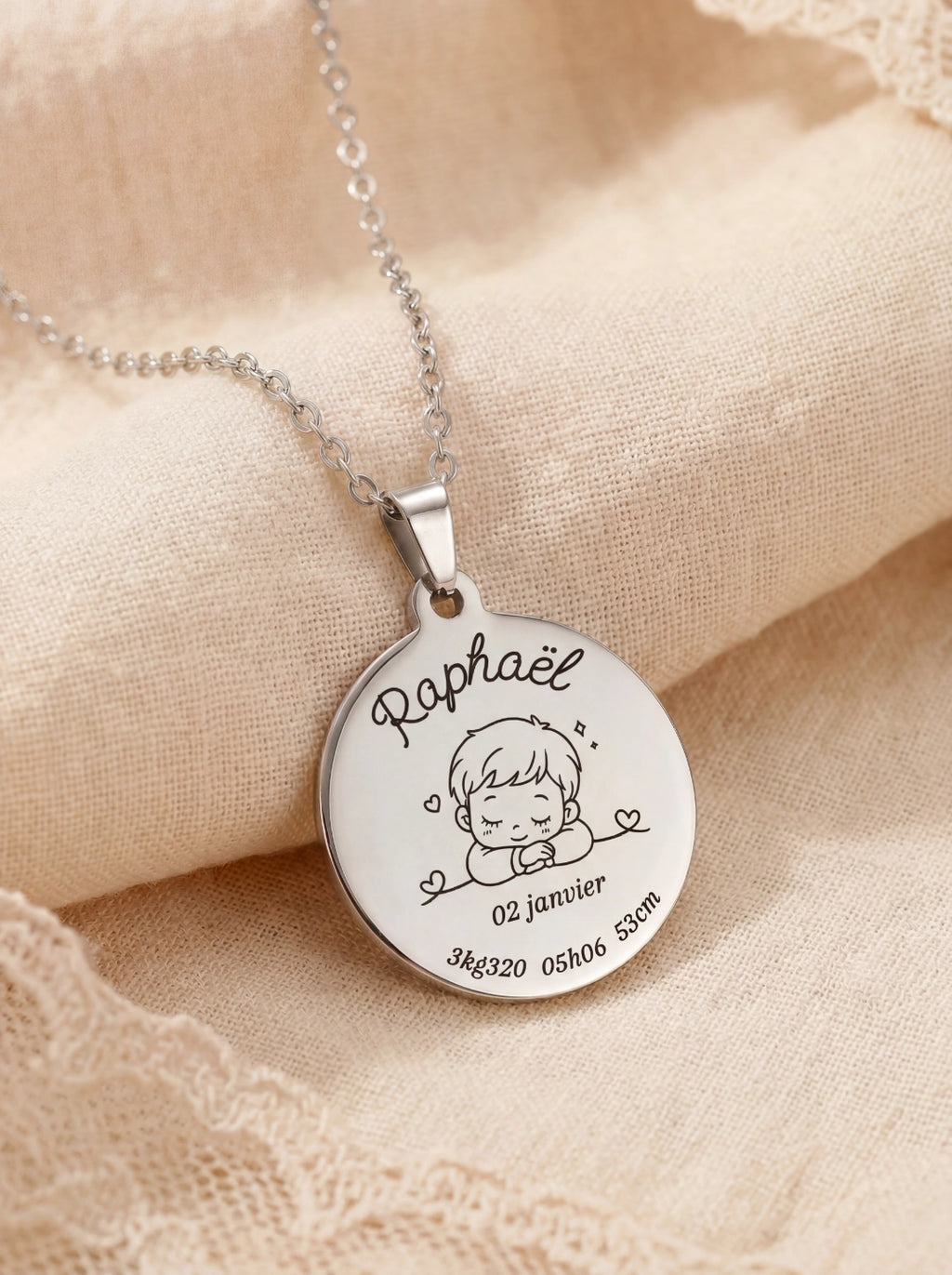 Collier Naissance | Mon Doux Trésor