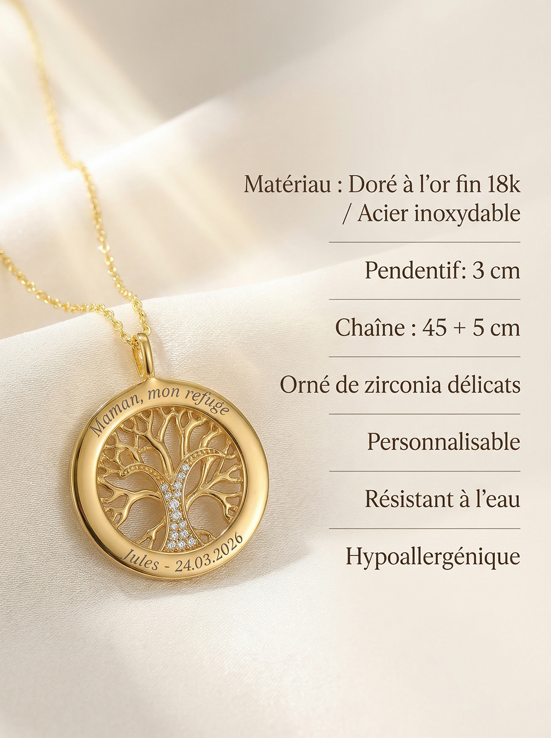 Collier Arbre de Vie