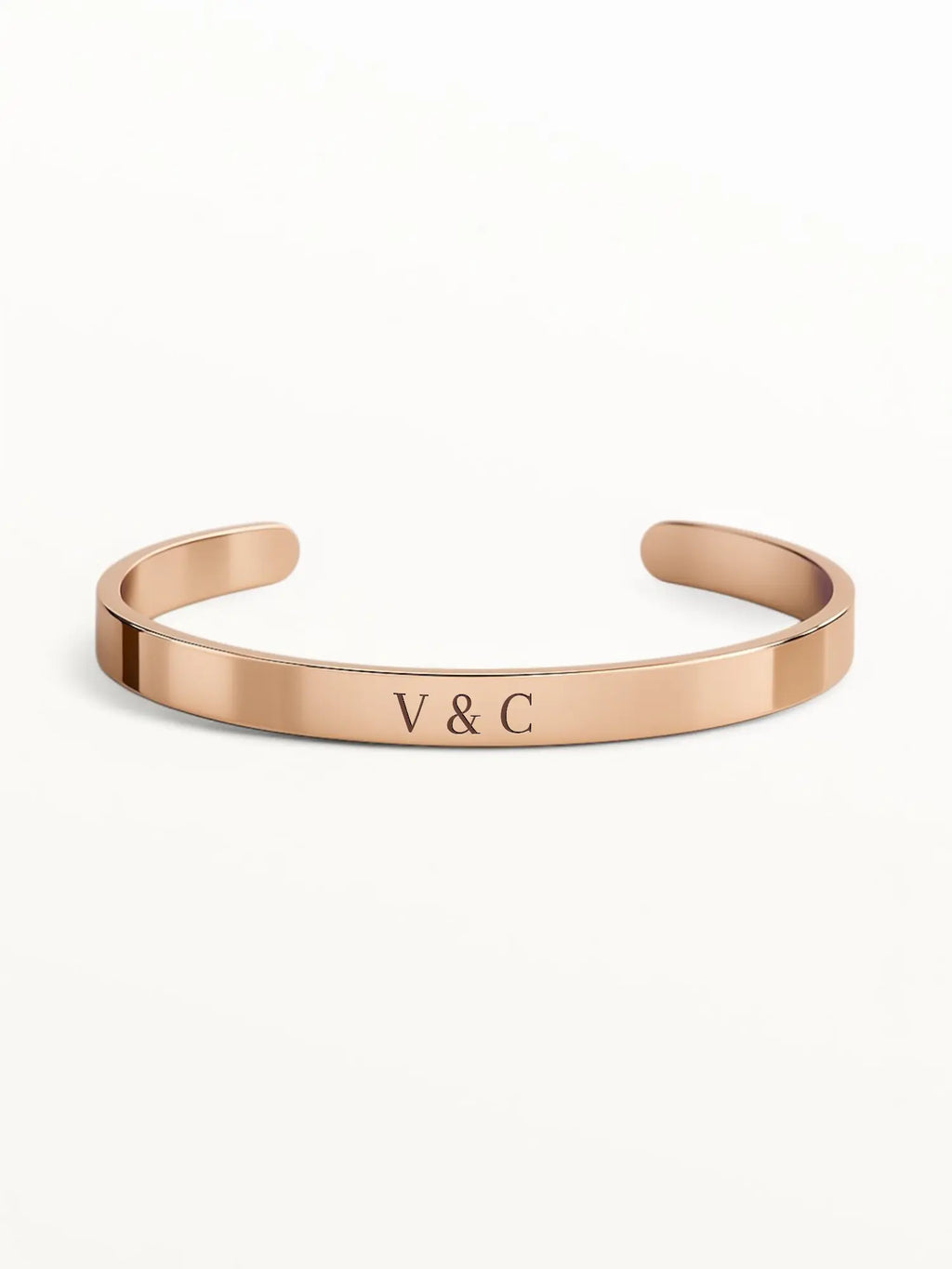 Splendio Cuff Bracelet - Rose Doré