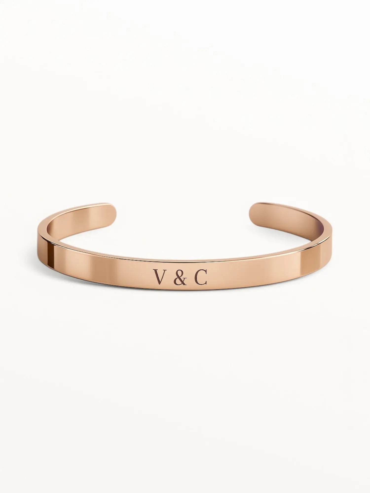 Splendio Cuff Bracelet - Rose Doré