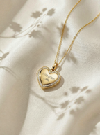 Collier Portrait Précieux - Cœur