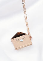 Collier Lettre d’Amour - Rose Doré