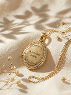 Collier Portrait Précieux