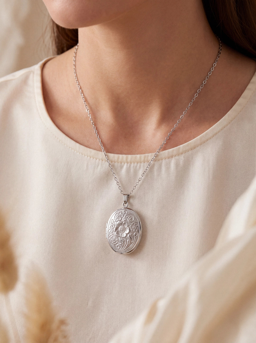 Pendentif médaillon photo ANATYS, un souvenir personnel à porter près du cœur