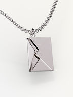 Collier Lettre d'Amour - Argent Stellaire
