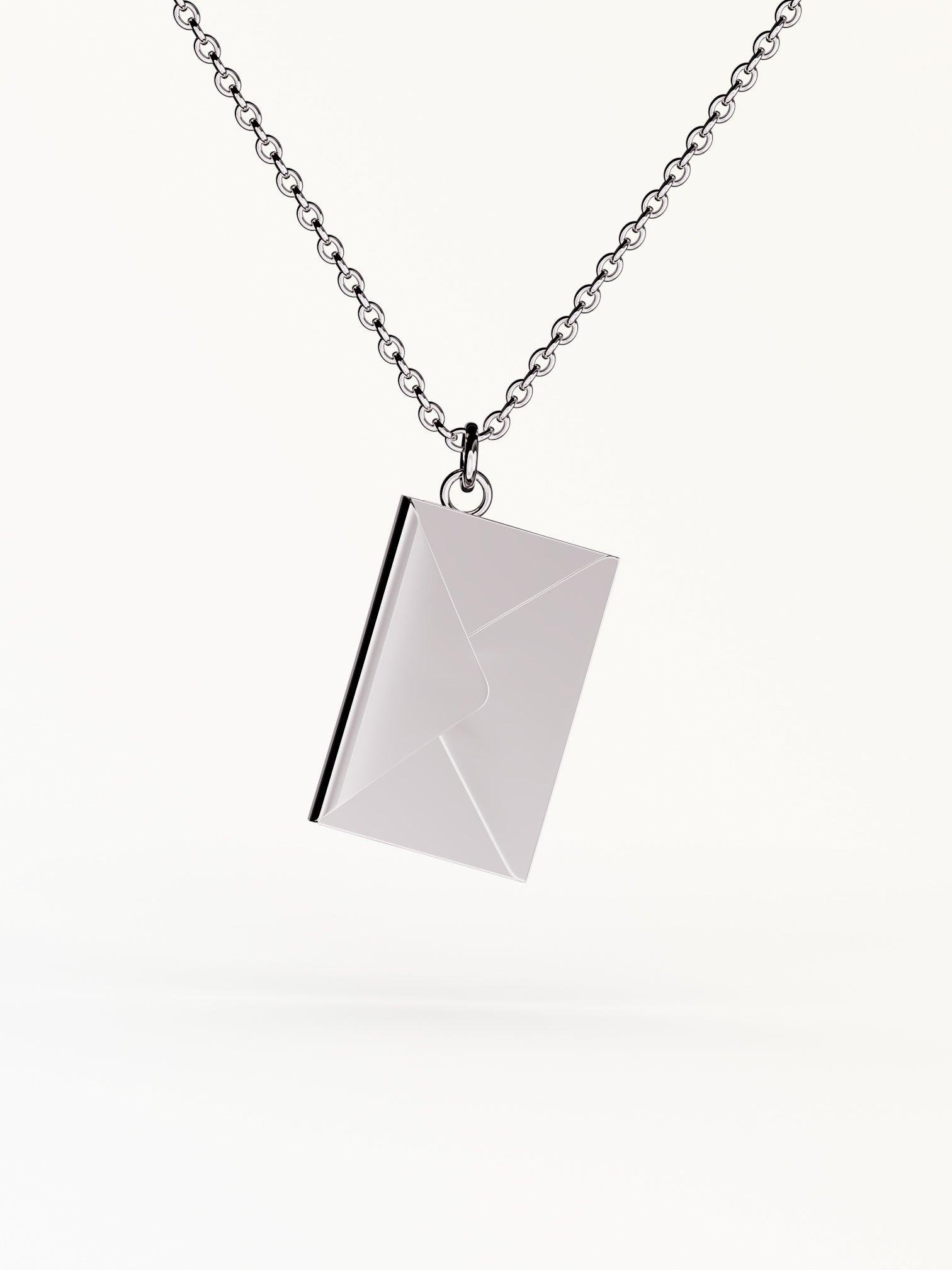 Collier Lettre d'Amour - Argent Stellaire