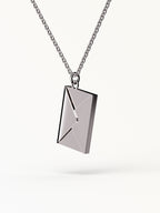 Collier Lettre d'Amour - Argent Stellaire